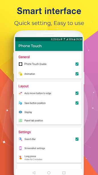 Phone Touch & Assistive Touch & Virtual Home – 전화 터치 및 보조 터치 및 가상 홈 1.2.0 6