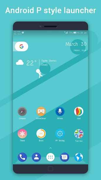 Pie Pi Launcher (PP Launcher, Android 9.0 P style) PRIME – 파이 파이 런처 (PP 런처, 안드로이드 9.0 P 스타일) 프라임 2.7 7