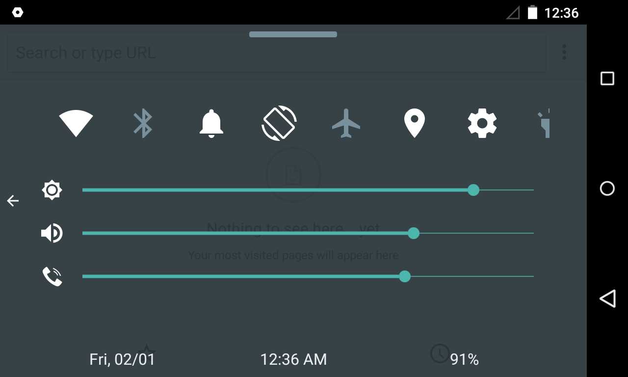 Quick Control Panel  – 퀵 컨트롤 패널 4.2 2