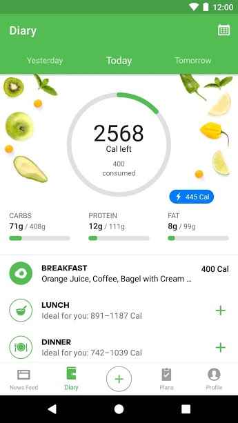 Runtastic Balance Food Tracker & Calorie Counter – 런타스틱 밸런스 음식 추적기 및 칼로리 카운터 (잠금 해제) 1.30 1