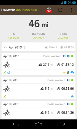 Runtastic Mountain Bike  – 런타스틱 산악 자전거 3.6.2 1