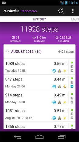 Runtastic Pedometer PRO  – 런타스틱 페도미터 PRO (프로) 1.6.2 2