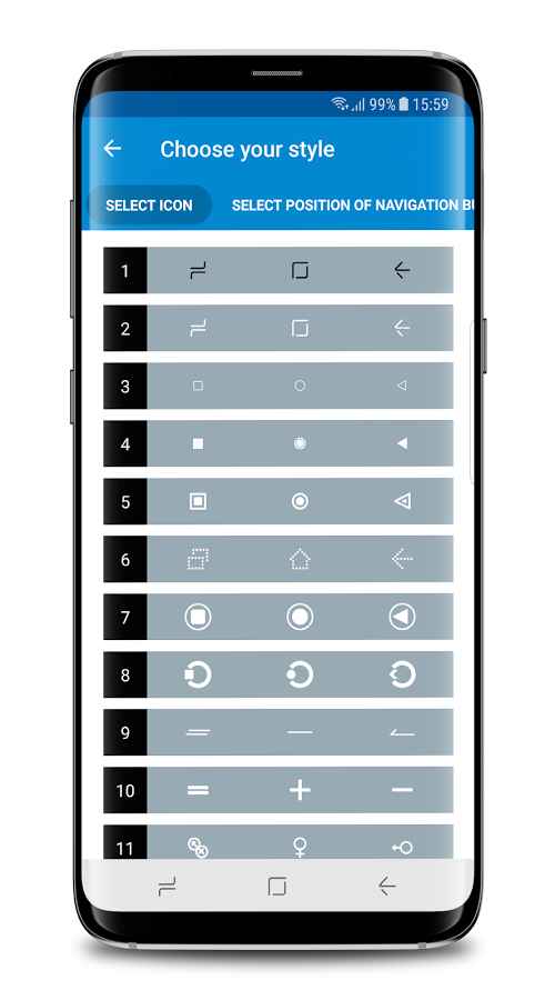 S8 Navigation bar PRO (No Root)  – S8 네비게이션 바 PRO (루트 없음) (프로) 1.3.3 3