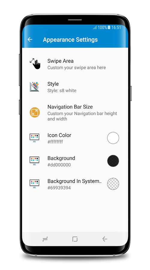 S8 Navigation bar PRO (No Root)  – S8 네비게이션 바 PRO (루트 없음) (프로) 1.3.3 6