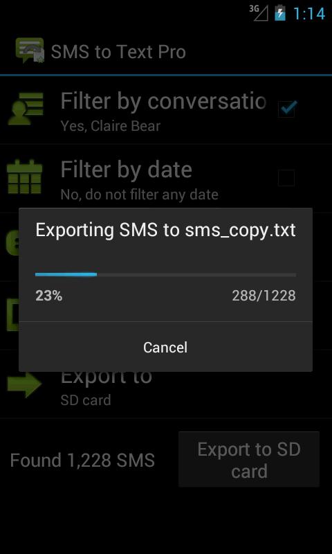 SMS to Text Pro  – SMS를 텍스트로 변환 프로 (프로) 1.9.5 2