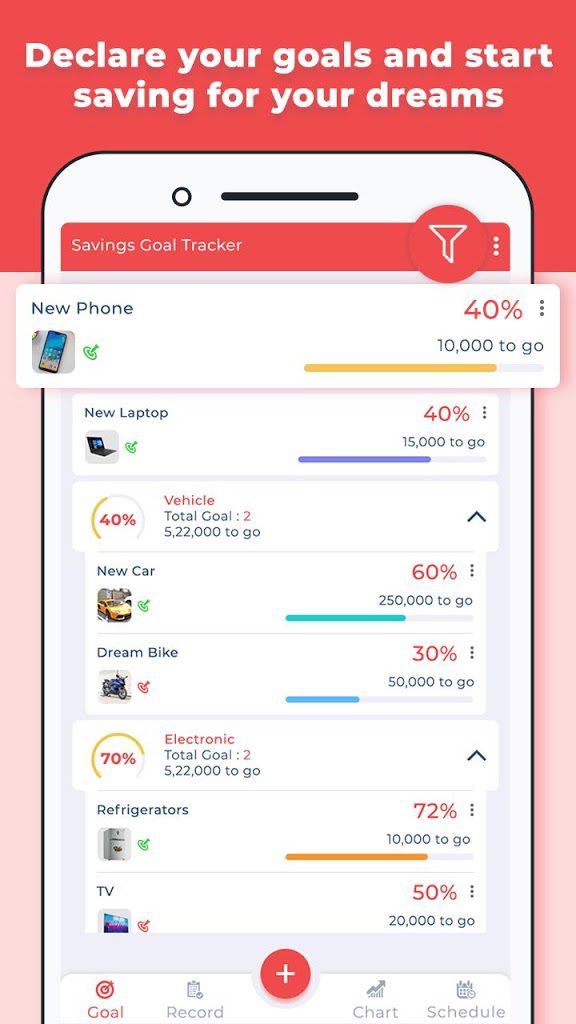 SaveMoney : Savings Goal Track – 세이브머니 : 저축 목표 추적 (프로) 1.1 2
