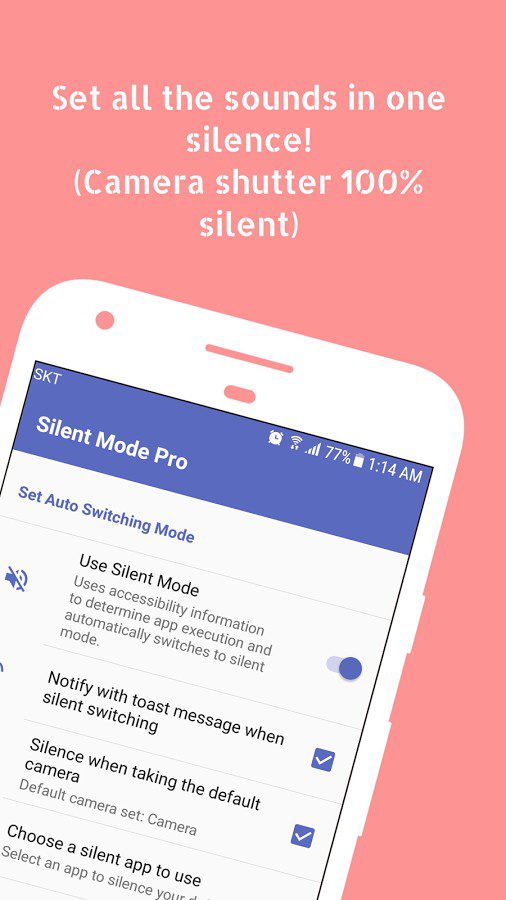 Silent Mode Pro (Camera Mute)  – 사일런트 모드 프로 (카메라 음소거) (프로) 2.4.1 버그판 7