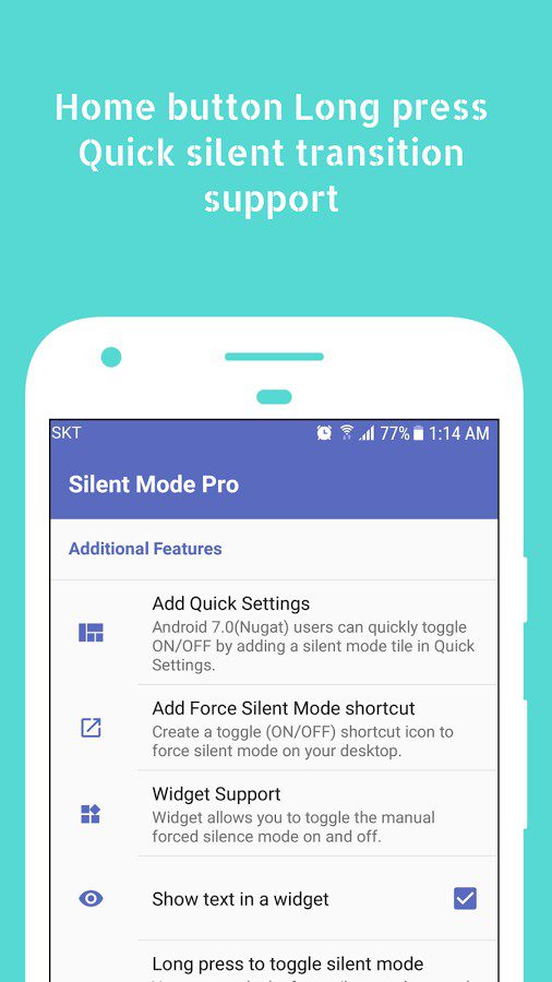 Silent Mode Pro (Camera Mute)  – 사일런트 모드 프로 (카메라 음소거) (프로) 2.4.1 버그판 2