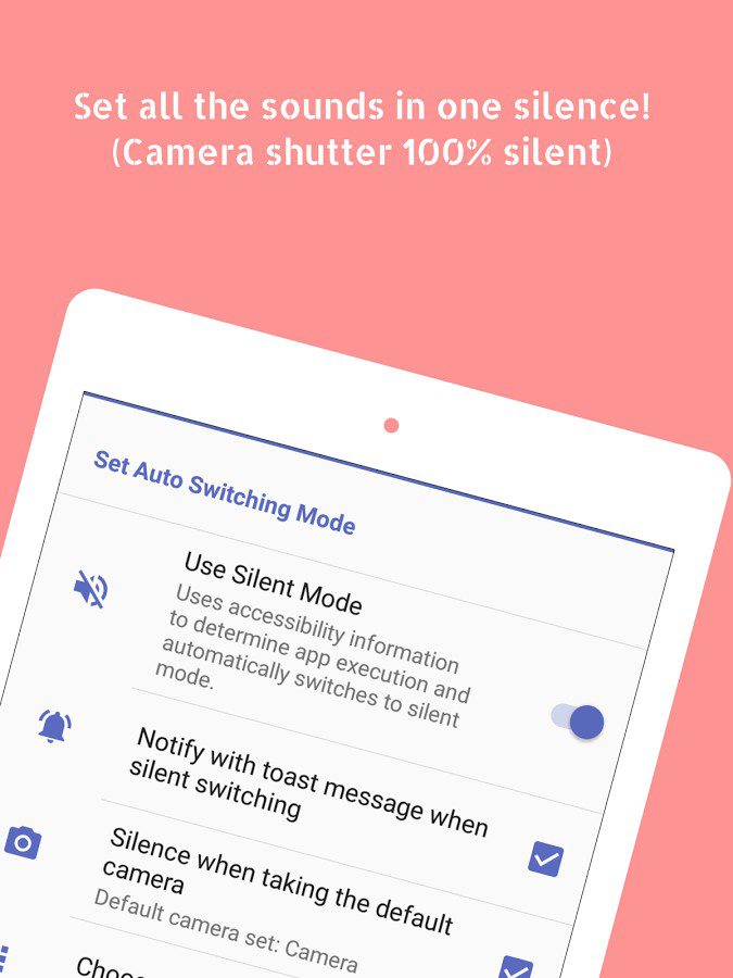 Silent Mode Pro (Camera Mute)  – 사일런트 모드 프로 (카메라 음소거) (프로) 2.4.1 버그판 5