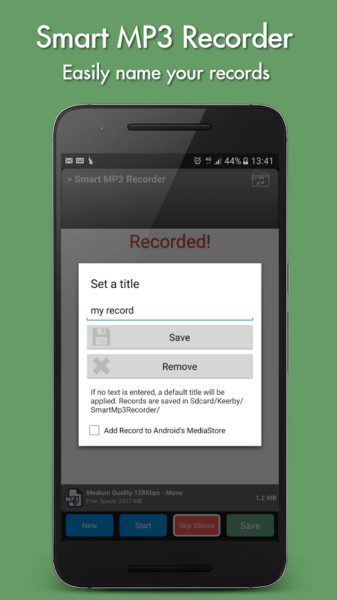 Smart MP3 Recorder Premium  – 스마트 MP3 녹음기 프리미엄 (프리미엄) 2.1 3