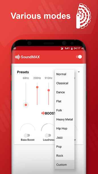 SoundMAX – Equalizer & Music Booster – 사운드맥스 – 이퀄라이저 & 음악 부스터 1.0 2