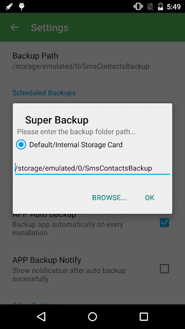 Super Backup Pro: SMS&Contacts  – 슈퍼 백업 프로: SMS 및 연락처 (프로) 2.2.80 5