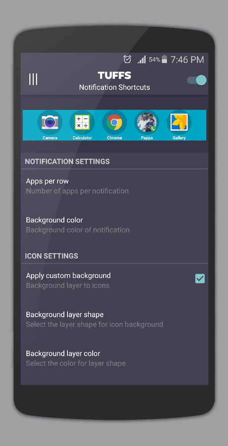 TUFFS Notification Shortcuts FULL  – TUFFS 알림 단축키 FULL 4.1 3