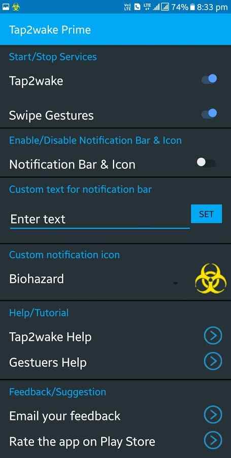 Tap2wake Prime with Swipe Gestures  – 탭투웨이크 프라임 스와이프 제스처 1.5 1