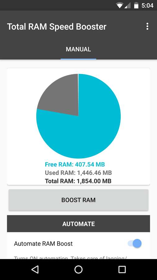 Total RAM Speed Booster  – 토탈 RAM 속도 부스터 5.0.4 1