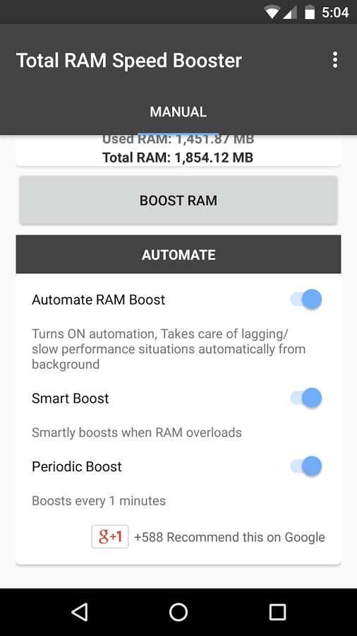 Total RAM Speed Booster  – 토탈 RAM 속도 부스터 5.0.4 2