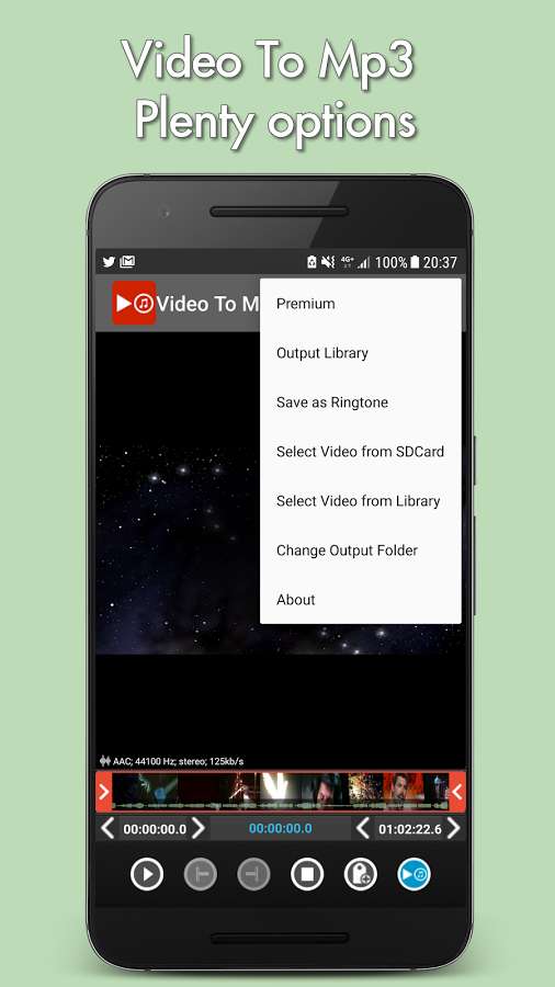 Video to mp3 Premium  – 비디오를 mp3로 프리미엄 (프리미엄) 4.2 5