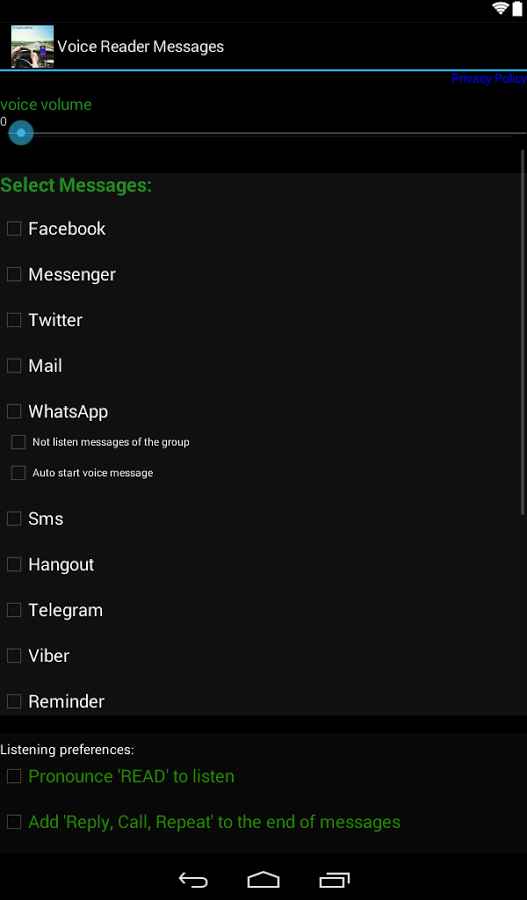 Voice Reader messages WhatsAp and more Pro  – 보이스 리더 메시지 왓츠앱 및 기타 프로 (프로) 8.0.68 4