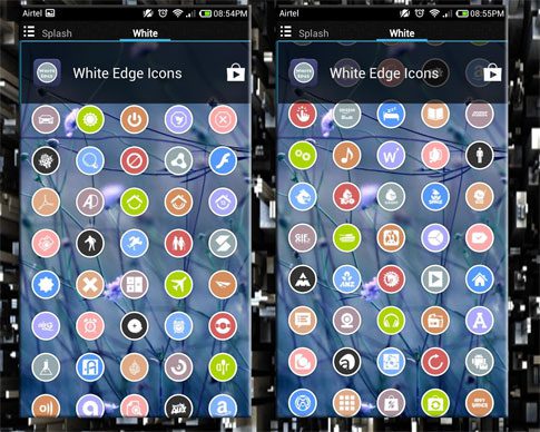 WHITE EDGE ICONS APEX/NOVA/ADW  – 화이트 엣지 아이콘 APEX/NOVA/ADW 1.0.0 3