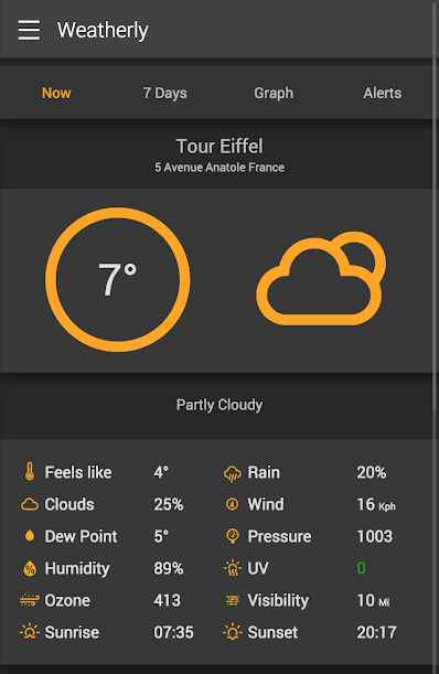 Weather by Weatherly Pro – 날씨 by Weatherly Pro (프로) 1.0.103 7