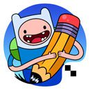 adventure time game wizard logo