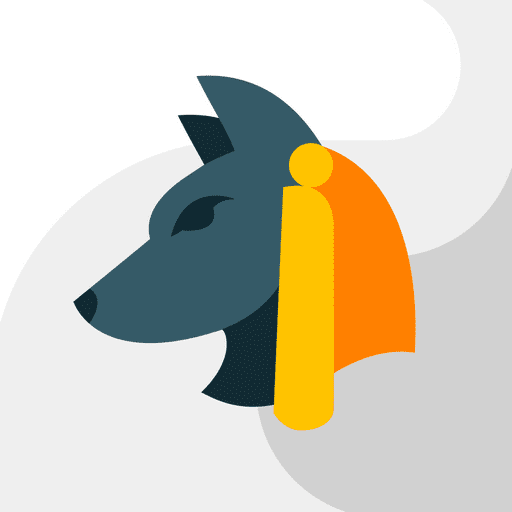 anubis white icon pack logo