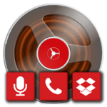 background sound recorder android logo