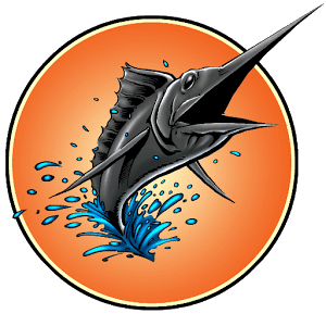 big sport fishing 3d logo