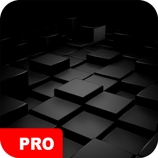 black wallpapers pro logo