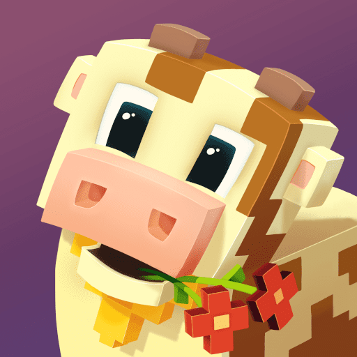 blocky farm android games logo