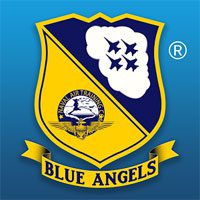 blue angels aerobatic sim games logo