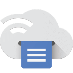 cloud print android logo