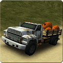 dirt road trucker 3d game logo