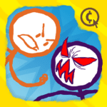 draw a stickman epic logo