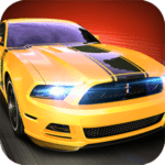 driving drift car racing game logo