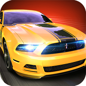 driving drift car racing game logo