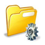 file manager file transfer logo