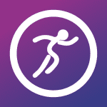 fitapp running walking fitness premium logo