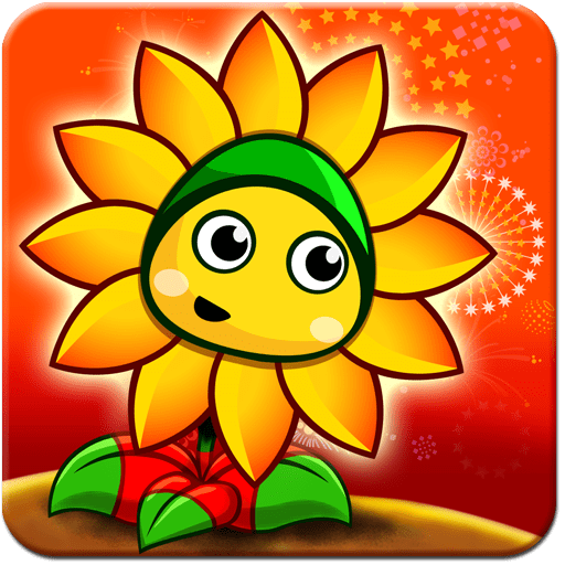 flower zombie war logo