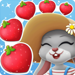 fruit jam puzzle garden logo