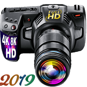 full hd 2019 8k camera logo