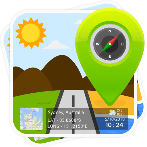 GPS Map Stamp Camera - GPS 맵 스탬프 카메라 (잠금 해제) 1.9.7 1 gps map stamp logo