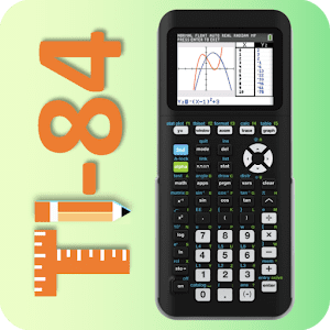 graphing calculator ti 84 logo