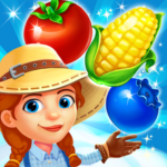 harvest mania match 3 puzzle logo