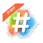 hashtags pro android logo