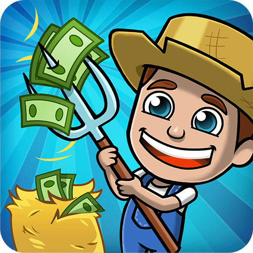 idle farm tycoon logo