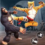 kung fu animal fighting games logo