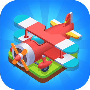 merge plane click idle tycoon logo