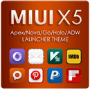 miui x5 hd apexnovaadw theme logo