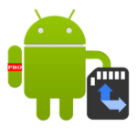 move app to sdcard pro android logo